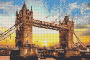 Klemmstein Mosaik Bausatz Tower Bridge - brixio® 